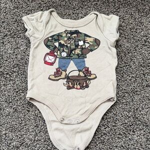 Camo Print Kids One Piece